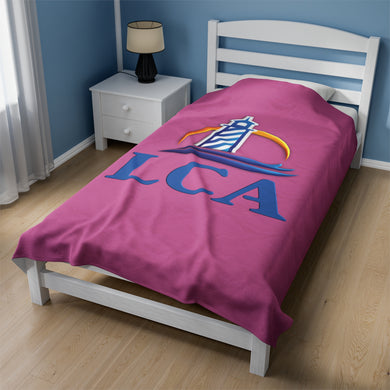 LCA Velveteen Plush Blanket