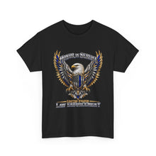 Load image into Gallery viewer, United States Law Enforcement Eagle 2 sides T-Shirt
