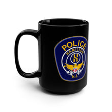 Load image into Gallery viewer, Hamilton NJ Police Patch Black 15oz Mug