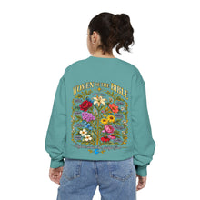 Load image into Gallery viewer, Women of the Bible Sweatshirt — Floral Illustrated Faith Crewneck