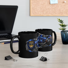 Load image into Gallery viewer, Hamilton Blue Police Division Black Mug – "The Hamilton Blue" Honor • Service • Integrity (11oz/15oz)