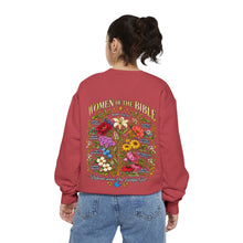 Load image into Gallery viewer, Women of the Bible Sweatshirt — Floral Illustrated Faith Crewneck