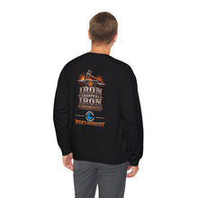 Load image into Gallery viewer, Men's Ministry Sweatshirt — "Iron Sharpens Iron" Proverbs 27:17 Crewneck