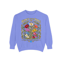 Load image into Gallery viewer, Women of the Bible Sweatshirt — Floral Illustrated Faith Crewneck