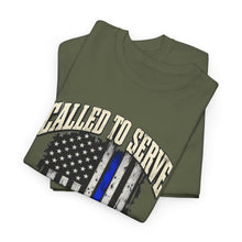 Load image into Gallery viewer, Called to Serve Thin Blue Line T-Shirt