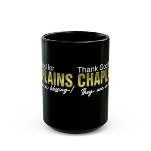 THANK GOD FOR CHAPLAINS mug 11oz