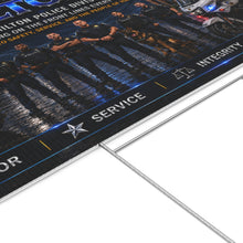 Load image into Gallery viewer, Hamilton Police 'The Hamilton Blue' Lawn Sign — Honor, Service &amp; Community Tribute