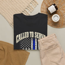 Load image into Gallery viewer, Called to Serve Thin Blue Line T-Shirt