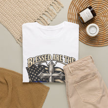 Load image into Gallery viewer, Blessed Are the Peacemakers Faith Christian 2 Sides T-Shirt