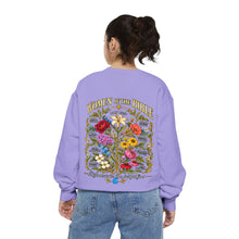 Load image into Gallery viewer, Women of the Bible Sweatshirt — Floral Illustrated Faith Crewneck
