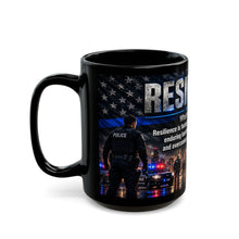 Load image into Gallery viewer, Resilience Police Appreciation Black Mug