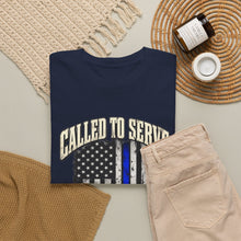 Load image into Gallery viewer, Called to Serve Thin Blue Line T-Shirt