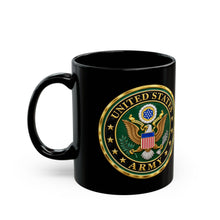 Load image into Gallery viewer, U.S. Army Seal Black Mug