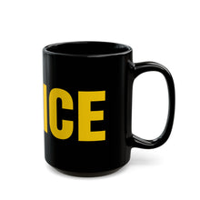 Load image into Gallery viewer, Black “POLICE” Mug