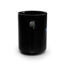 Load image into Gallery viewer, Police Support Mug — “The Hamilton Blue” 15oz Black Coffee Cup