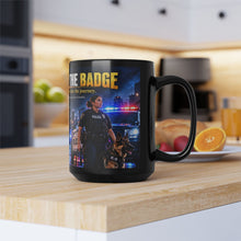 Load image into Gallery viewer, Faith Behind the Badge Black Mug