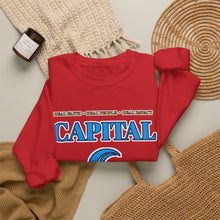 Load image into Gallery viewer, Capital Church Crewneck Sweatshirt — Blue Dove Logo Christian Ministry Pullover