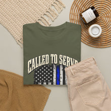 Load image into Gallery viewer, Called to Serve Thin Blue Line T-Shirt