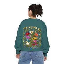 Load image into Gallery viewer, Women of the Bible Sweatshirt — Floral Illustrated Faith Crewneck
