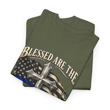 Load image into Gallery viewer, Blessed Are the Peacemakers Faith Christian 2 Sides T-Shirt