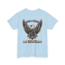 Load image into Gallery viewer, United States Law Enforcement Eagle 2 sides T-Shirt