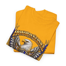 Load image into Gallery viewer, United States Law Enforcement Honoring Service Eagle 2 sides T-Shirt
