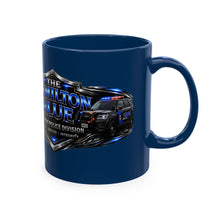 Load image into Gallery viewer, Hamilton Blue Police Ceramic Mug — 'Hamilton Police' Shield Tribute
