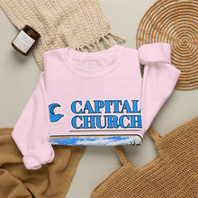 Load image into Gallery viewer, Capital Church Crewneck Sweatshirt — 'Real Faith. Real People. Real Impact.'
