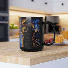 Load image into Gallery viewer, Night Shift Ends, Strength Remains Police Officer Inspirational Black Mug