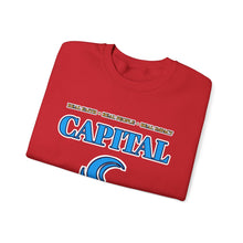 Load image into Gallery viewer, Capital Church Crewneck Sweatshirt — Blue Dove Logo Christian Ministry Pullover