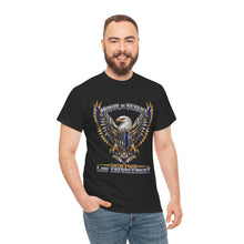 Load image into Gallery viewer, United States Law Enforcement Eagle 2 sides T-Shirt