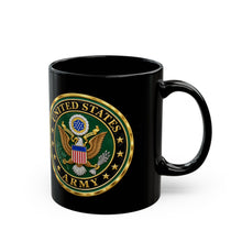 Load image into Gallery viewer, U.S. Army Seal Black Mug