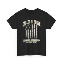 Load image into Gallery viewer, Called to Serve Thin Blue Line T-Shirt