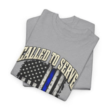 Load image into Gallery viewer, Called to Serve Thin Blue Line T-Shirt