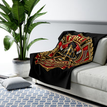 Load image into Gallery viewer, Fire Department Sherpa Fleece Blanket – Firefighter Courage Service Sacrifice Gift