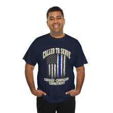 Load image into Gallery viewer, Called to Serve Thin Blue Line T-Shirt