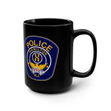 Load image into Gallery viewer, Hamilton NJ Police Patch Black 15oz Mug