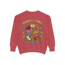 Load image into Gallery viewer, Women of the Bible Sweatshirt — Floral Illustrated Faith Crewneck