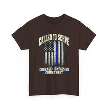 Load image into Gallery viewer, Called to Serve Thin Blue Line T-Shirt