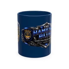 Load image into Gallery viewer, Hamilton Blue Police Ceramic Mug — 'Hamilton Police' Shield Tribute