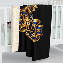 Load image into Gallery viewer, United States Law Enforcement Honor in Service Sherpa Fleece Blanket
