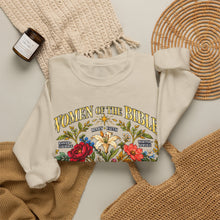 Load image into Gallery viewer, Women of the Bible Floral Crewneck Sweatshirt — Scriptural Names &amp; Botanical Illustration