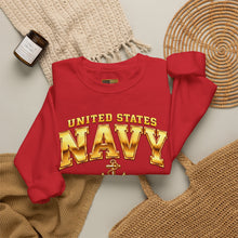Load image into Gallery viewer, United States Navy Anchor Crewneck Sweatshirt