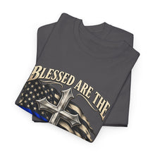Load image into Gallery viewer, Blessed Are the Peacemakers Faith Christian 2 Sides T-Shirt