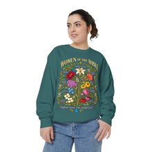 Load image into Gallery viewer, Women of the Bible Sweatshirt — Floral Illustrated Faith Crewneck