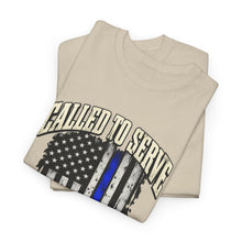Load image into Gallery viewer, Called to Serve Thin Blue Line T-Shirt