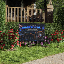 Load image into Gallery viewer, Hamilton Police 'The Hamilton Blue' Lawn Sign — Honor, Service &amp; Community Tribute