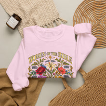 Load image into Gallery viewer, Women's Bible Floral Crewneck Sweatshirt — "Women of the Bible" Vintage Botanical Design