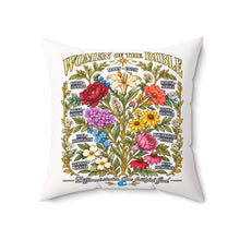 Load image into Gallery viewer, Women of the Bible Floral Decorative Pillow