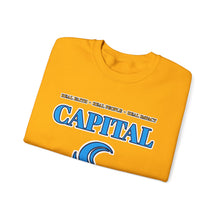 Load image into Gallery viewer, Capital Church Crewneck Sweatshirt — Blue Dove Logo Christian Ministry Pullover